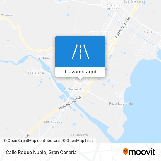 Mapa Calle Roque Nublo