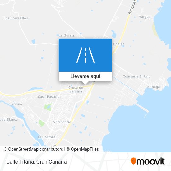 Mapa Calle Titana