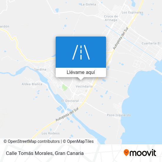 Mapa Calle Tomás Morales