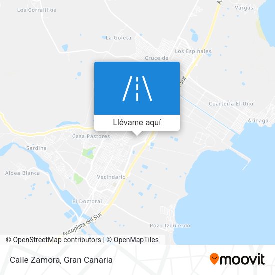 Mapa Calle Zamora