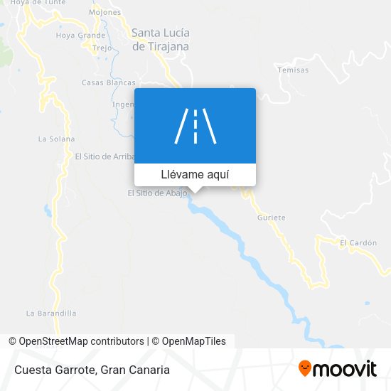 Mapa Cuesta Garrote