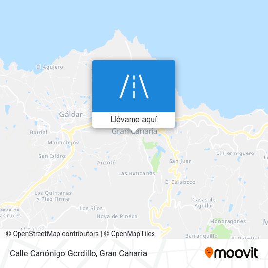 Mapa Calle Canónigo Gordillo