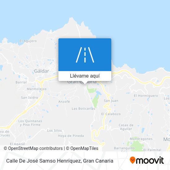 Mapa Calle De José Samso Henríquez