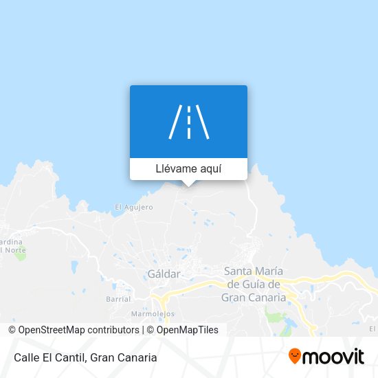 Mapa Calle El Cantil