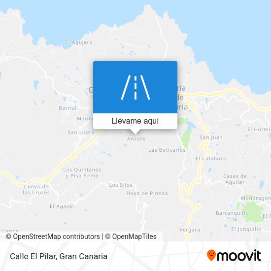 Mapa Calle El Pilar