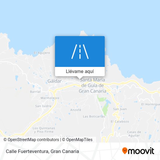 Mapa Calle Fuerteventura