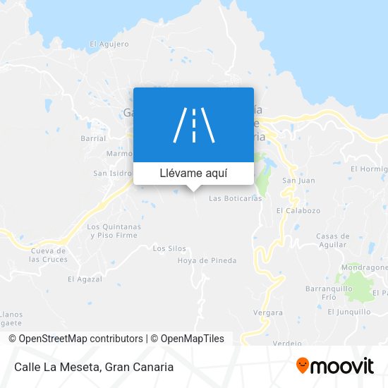 Mapa Calle La Meseta