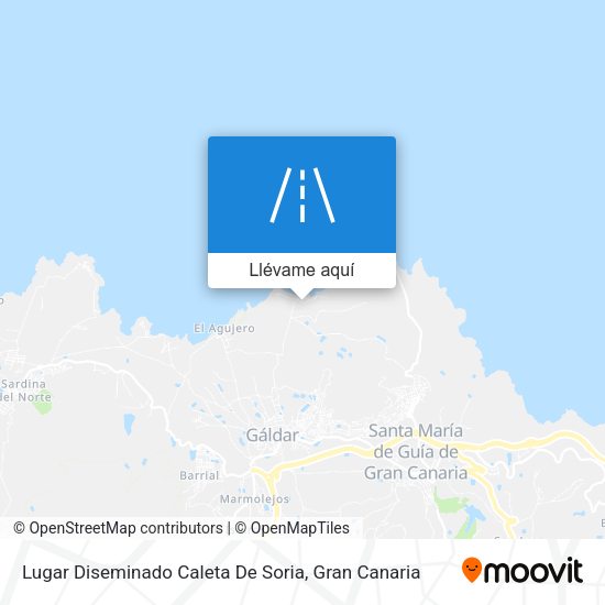 Mapa Lugar Diseminado Caleta De Soria