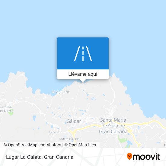 Mapa Lugar La Caleta