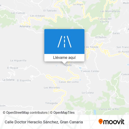 Mapa Calle Doctor Heraclio Sánchez