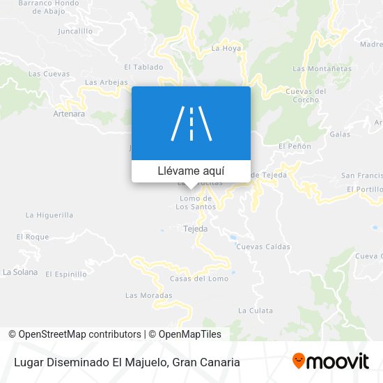 Mapa Lugar Diseminado El Majuelo