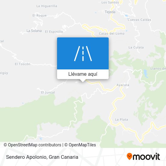 Mapa Sendero Apolonio
