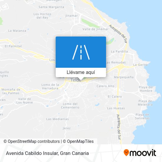 Mapa Avenida Cabildo Insular
