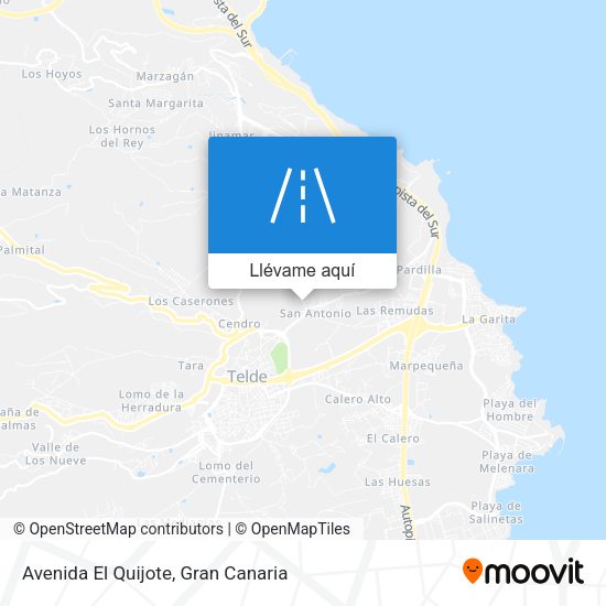 Mapa Avenida El Quijote