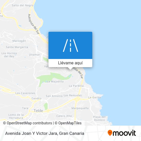 Mapa Avenida Joan Y Victor Jara