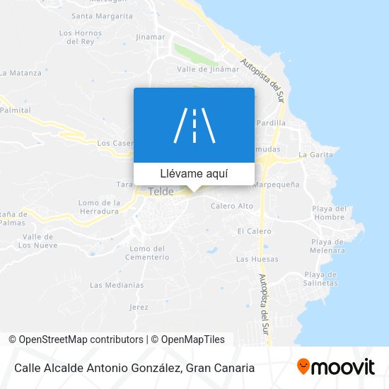 Mapa Calle Alcalde Antonio González