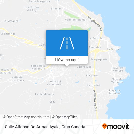 Mapa Calle Alfonso De Armas Ayala