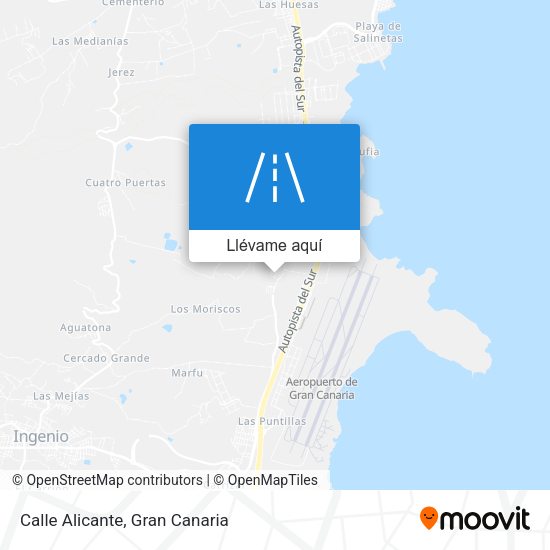 Mapa Calle Alicante