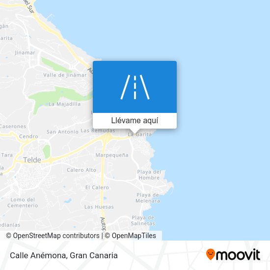 Mapa Calle Anémona