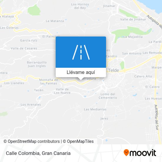 Mapa Calle Colombia