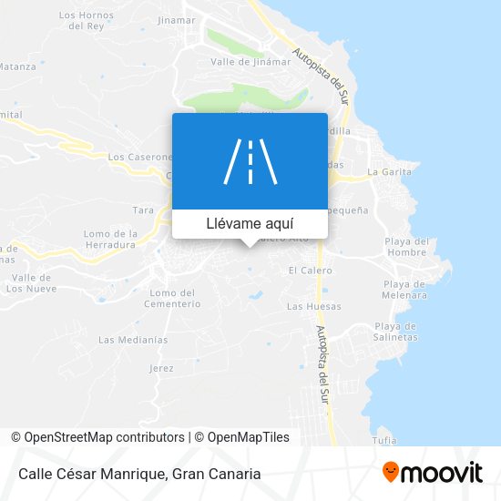 Mapa Calle César Manrique