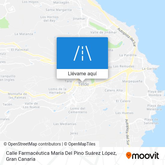 Mapa Calle Farmacéutica María Del Pino Suárez López