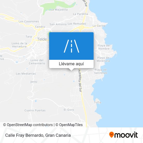Mapa Calle Fray Bernardo