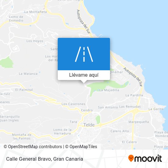 Mapa Calle General Bravo