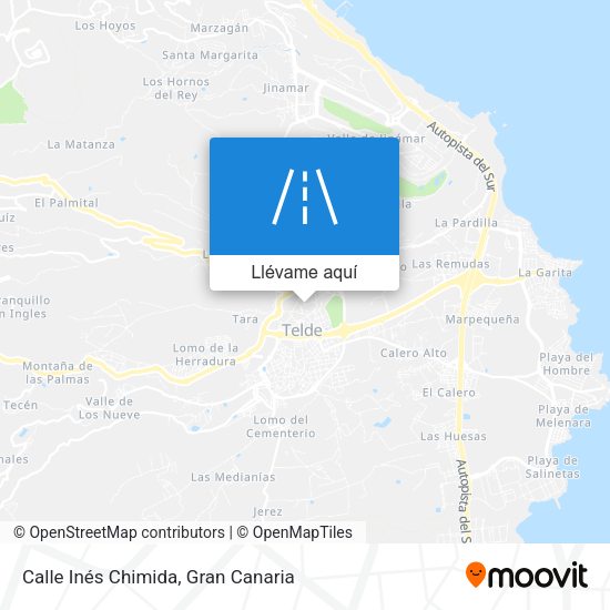 Mapa Calle Inés Chimida