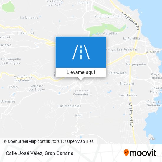 Mapa Calle José Vélez