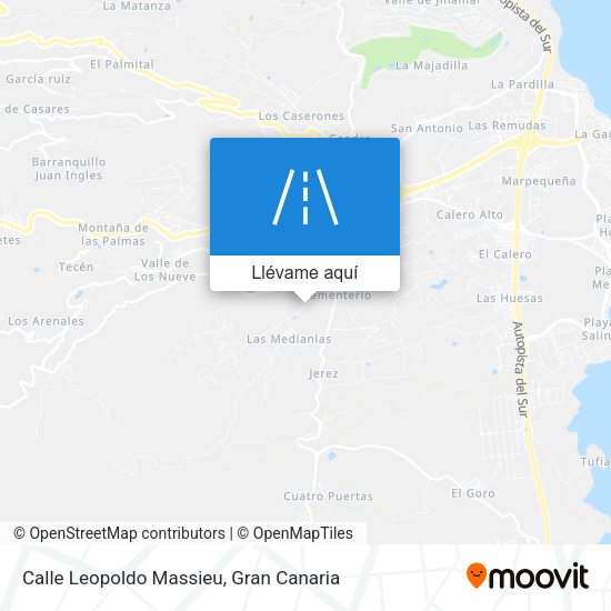 Mapa Calle Leopoldo Massieu