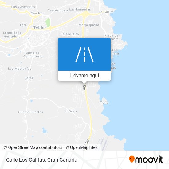 Mapa Calle Los Califas