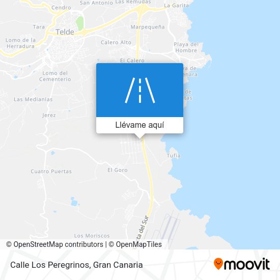 Mapa Calle Los Peregrinos