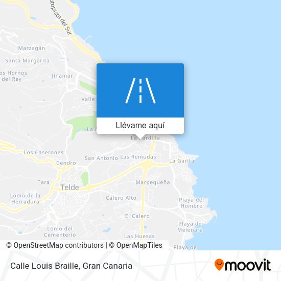 Mapa Calle Louis Braille