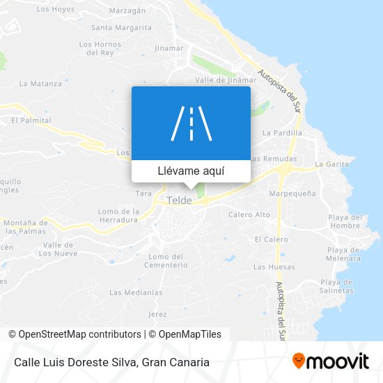 Mapa Calle Luis Doreste Silva