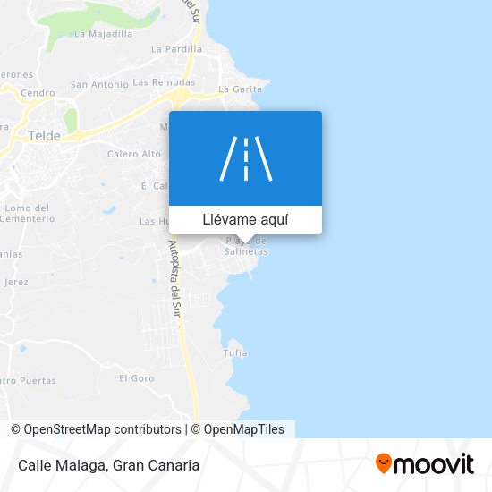 Mapa Calle Malaga