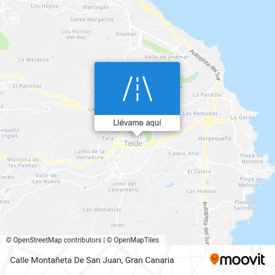 Mapa Calle Montañeta De San Juan