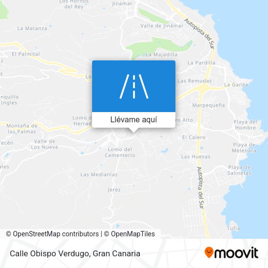 Mapa Calle Obispo Verdugo