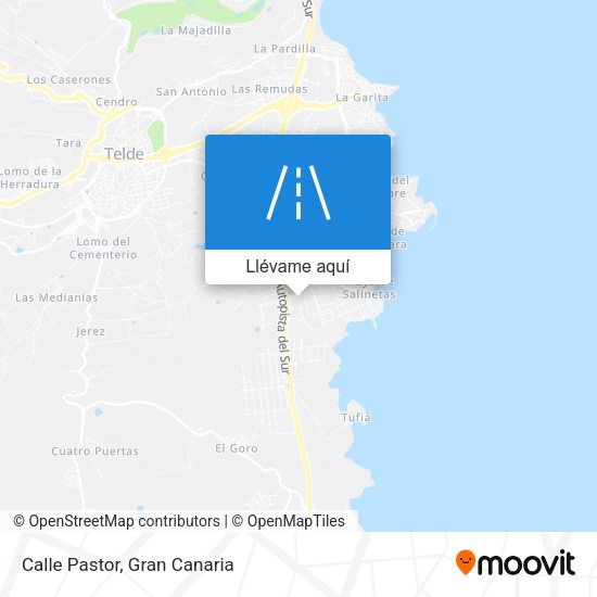 Mapa Calle Pastor