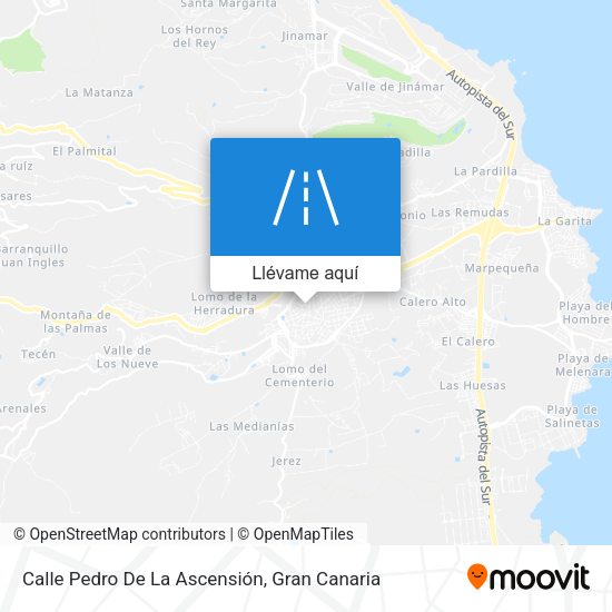 Mapa Calle Pedro De La Ascensión