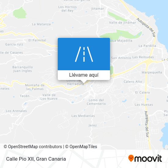 Mapa Calle Pio XII