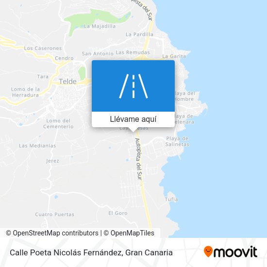 Mapa Calle Poeta Nicolás Fernández