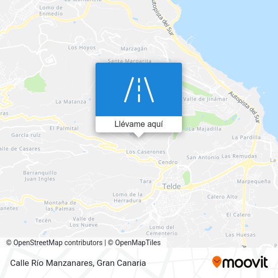 Mapa Calle Río Manzanares