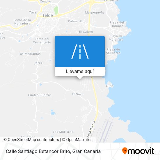 Mapa Calle Santiago Betancor Brito