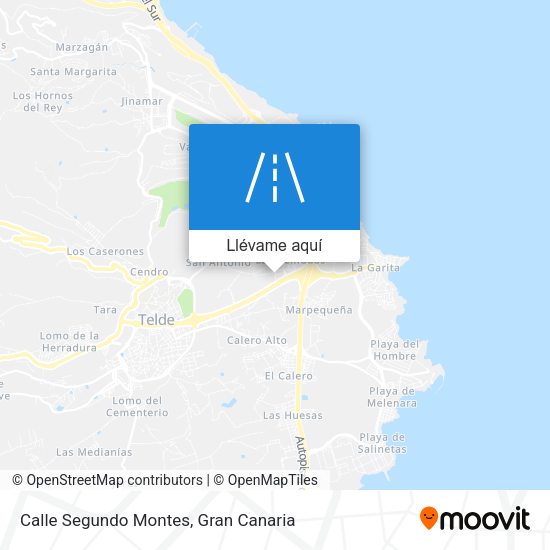 Mapa Calle Segundo Montes