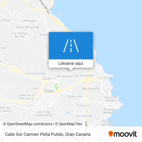 Mapa Calle Sor Carmen Peña Pulido