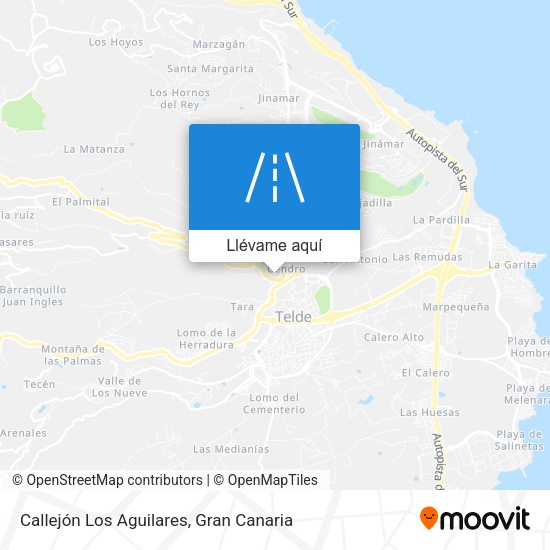 Mapa Callejón Los Aguilares