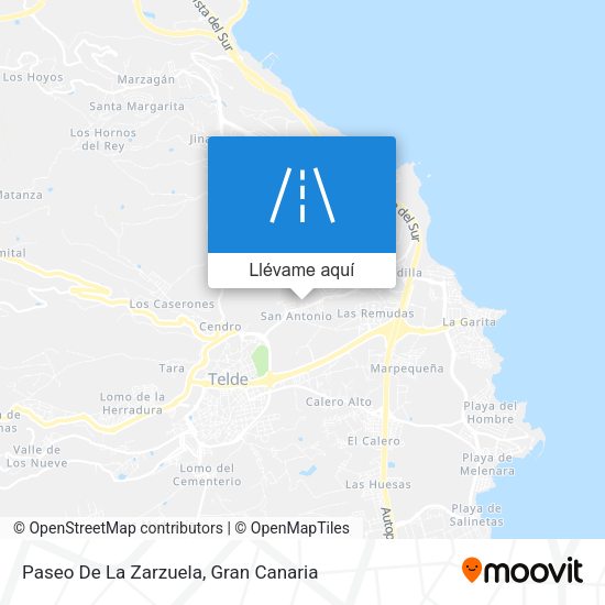 Mapa Paseo De La Zarzuela