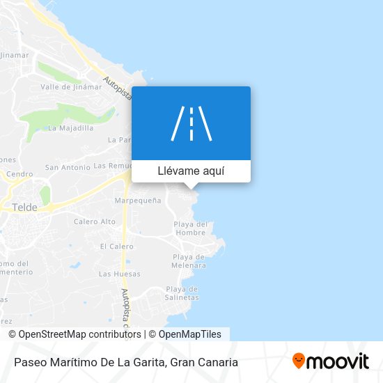 Mapa Paseo Marítimo De La Garita