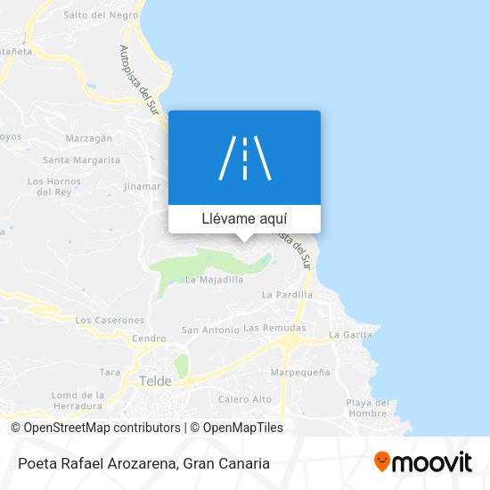 Mapa Poeta Rafael Arozarena